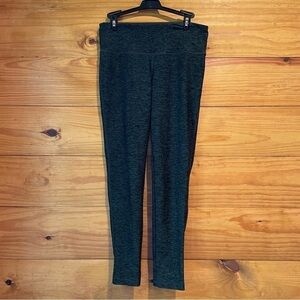 Amazon Grey Black Heathered High Rise Activewear Workout Leggings